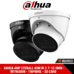 Dahua 4MP Eyeball 40m IR 2.7-13.5mm - Intrusion - Tripwire - SD Card (DH-IPC-HDW2431T-ZS-S2_2.7-13.5mm)