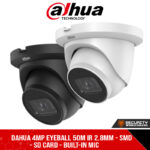Dahua 4MP Eyeball 50m IR 2.8mm - SMD - SD Card - Built-in Mic (DH-IPC-HDW5442TMP-ASE_2.8mm)