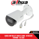 Dahua 5MP Bullet 30m IR 3.6mm - Intrusion - Tripwire - SD Card (DH-IPC-HFW2531SP-S-S2_3.6mm)