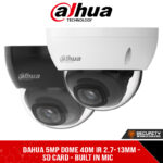 Dahua 5MP Dome 40m IR 2.7-13mm - SD card - Built in Mic (DH-IPC-HDBW3541R-ZAS_2.7-13mm)