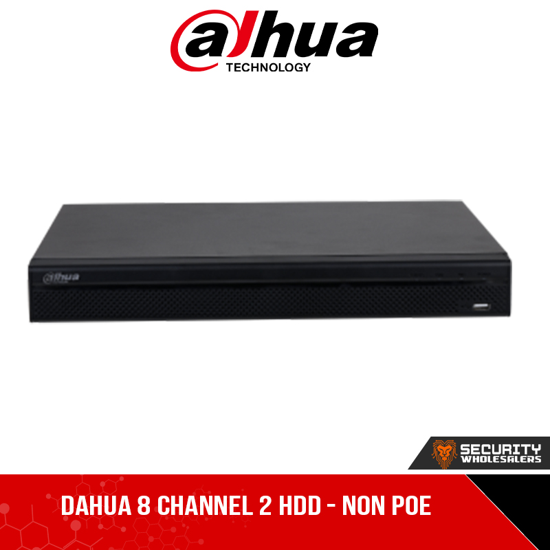 Dahua 8 Channel 2 HDD - Non POE (DHI-NVR4208-4KS2/L)