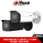 Dahua 8MP Bullet 60m IR 2.7-13.5mm - SD Card - Built-in Mic (DH-IPC-HFW3841T-ZAS-S2_2.7-13.5mm)