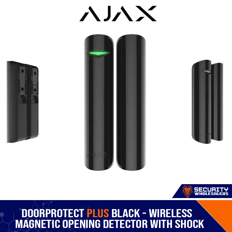 Ajax DoorProtect Wireless Magnetic Opening Detector with Shock & Tilt Sensor Black (1938100-21-BL1)