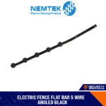 5 Wire Flat Bar Bracket Black/White PC Angled