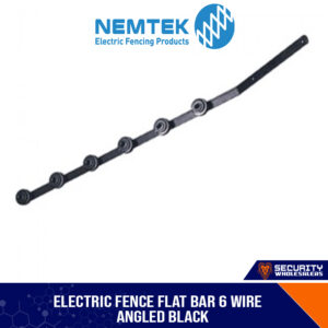 6 Wire Flat Bar Bracket Black/White PC Angled