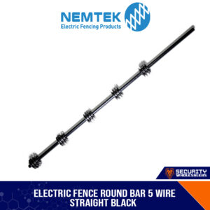 5 Wire Round Bar Bracket Black/White PC with Black/White Insulator [ER-5B/ER-5W]