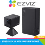 EZVIZ CB2 2K 4G with Power Partner Kit