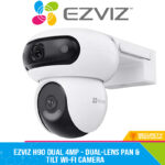 EZVIZ H90 Dual 4MP - Dual-Lens Pan & Tilt Wi-Fi Camera
