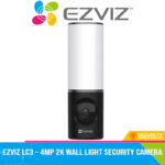 EZVIZ LC3 – 4MP 2K Wall Light Security Camera