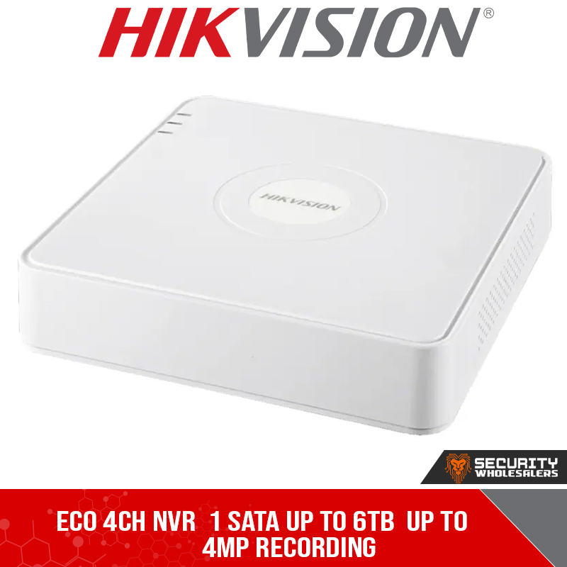 Eco 4ch NVR 1 SATA up to 6TB up to 4MP recording (DS-7104NI-Q1_C)