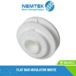 Flat Bar Insulator White [EI-FSW]