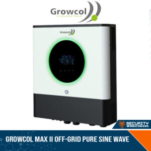 MAX II 8000 | GROWCOL MAX II Off-Grid Pure Sine Wave Inverter, 5″ Coloured LCD with Touchable Button, Built-in Wi-Fi, Built-in Anti-dust Kit, Up to 6 Units Parallel Operation