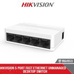 Hikvision 5 Port Fast Ethernet Unmanaged Desktop Switch