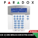 K38  32 ZONE WIRELESS ICON KEYPAD 433MHz (PA3836)