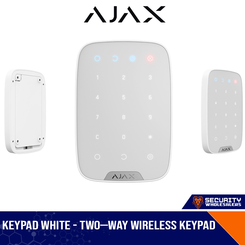 Ajax Keypad Two-Way Wireless White (1938249-12-WH1)