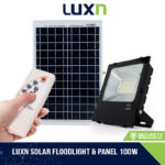 LUXN SOLAR FLOODLIGHT & PANEL 100W (LX-SO1A-100W)