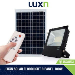 LUXN SOLAR FLOODLIGHT & PANEL 100W (LX-SO1A-100W)