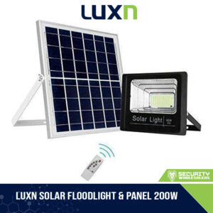 LUXN SOLAR FLOODLIGHT & PANEL 200W (LX-SO1A-200W)