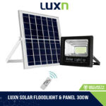 LUXN SOLAR FLOODLIGHT & PANEL 300W (LX-SO1A-300W)