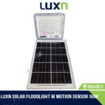 LUXN SOLAR FLOODLIGHT W MOTION SENSOR 50W (LX-S12E-50W)