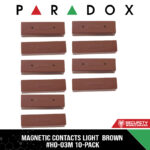 MAGNETIC CONTACTS LIGHT  BROWN #HO-03M 10-PACK (PA1582)