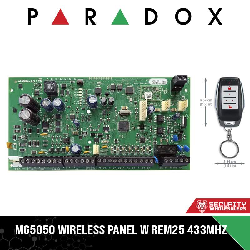 MG5050 WIRELESS PANEL W REM25 433MHz (PA3822)