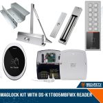 Maglock Kit with Hikvision DS-K1T805MBFWX (Outdoor) Fingerprint Terminal