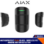 Ajax MotionProtect Plus Wireless Detector with Pet Immunity & Microwave Sensor Black (198220-02-BL1)
