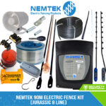 Nemtek 90m Electric Fence Kit (Wall Top Full Kit)