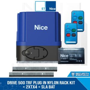 Nice Drive 500 TRF Plug In Nylon Rack Kit + 2xTX4 + SLA Battery - 00504-610