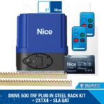 Nice Drive 500 TRF Plug In Steel Rack Kit + 2xTX4 + SLA Battery - 00504-005