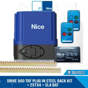Nice Drive 500 TRF Plug In Steel Rack Kit + 2xTX4 + SLA Battery - 00504-005