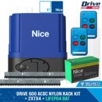 Nice Drive 600 ACDC Nylon Rack Kit + 2xTX4 + LiFePO4 Battery - 00506-630