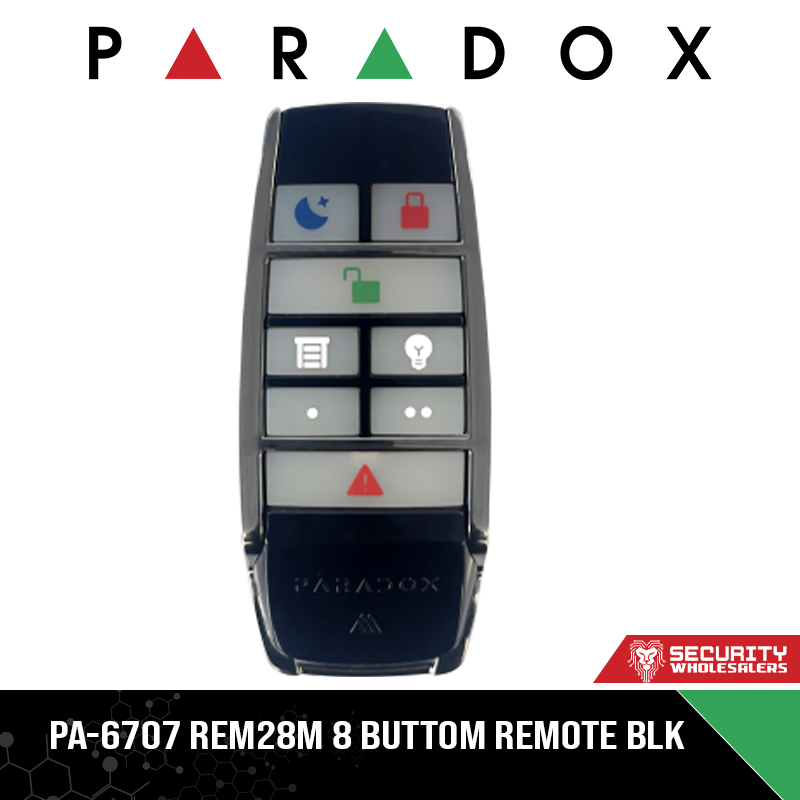PA-6707 REM28M 8 BUTTOM REMOTE BLK