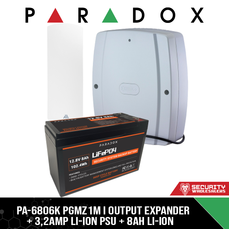 PA-6806K PGMZ1M I OUTPUT EXPANDER + 3,2AMP Li-ION PSU + 8AH Li-ION