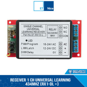 RECEIVER 1 CH UNIVERSAL LEARNING 434MHz (RX1-DL +)