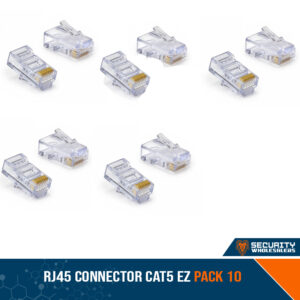 RJ45 Connector Cat5 EZ Pack 10