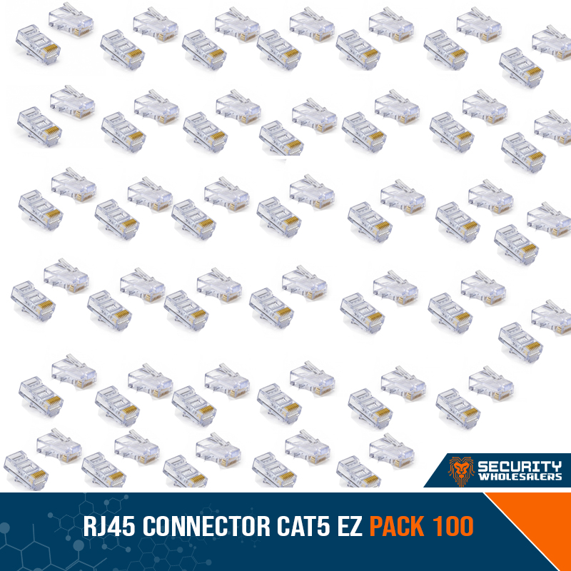 RJ45 Connector Cat5 EZ Pack 100