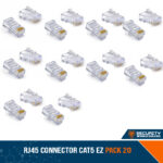 RJ45 Connector Cat5 EZ Pack 20