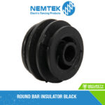 Round Bar Insulator Black [EI-BRBB]