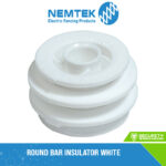 Round Bar Insulator White [EI-BRBW]