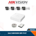 SALE! Hikvision 2MP IP Kit - 4ch NVR with 4POE, 4 x 2MP IP cameras 30m IR, 1TB HDD, 100m Cable