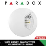 SD360 WIRELESS SMOKE DETECTOR CEILING MOUNTED - 433MHZ