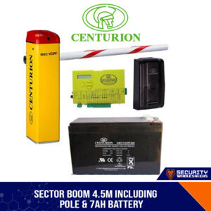 SECTOR BOOM 4.5M INCLUDING POLE & 7AH BATTERY