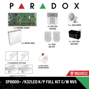 SP6000+ /K32LED K/P FULL KIT C/W NV5 (PA9133)