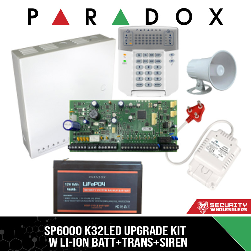 SP6000 K32LED UPGRADE KIT w Li-ION BATT+TRANS+SIREN