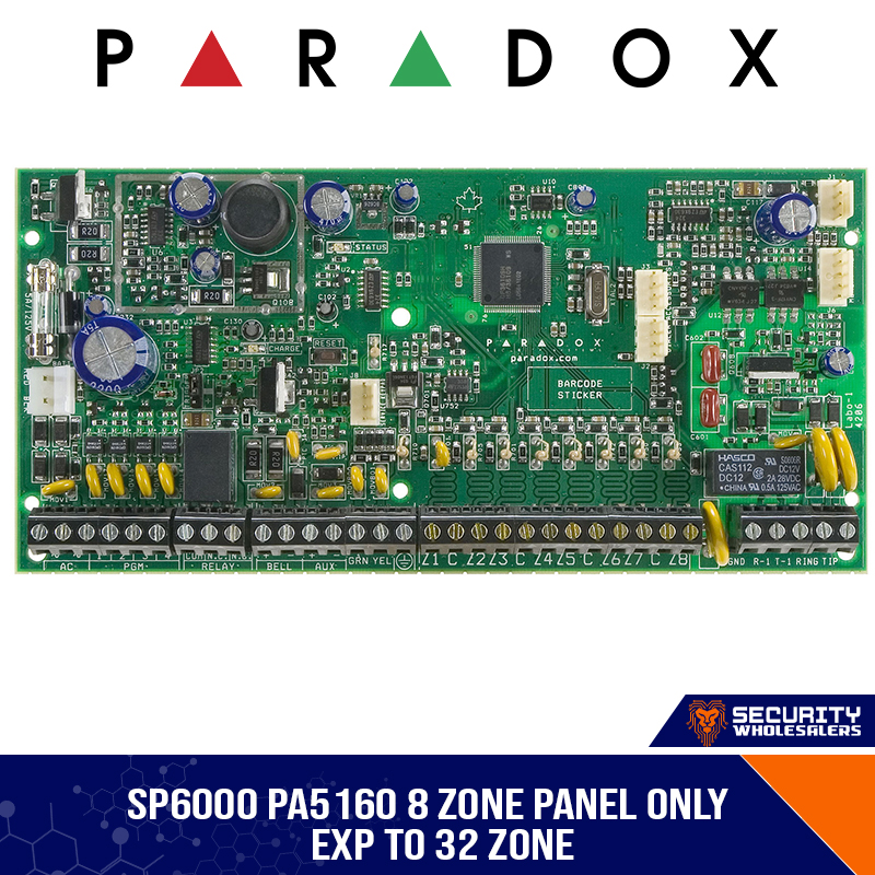 SP6000 PA5160 8 ZONE PANEL ONLY Exp to 32 ZONE