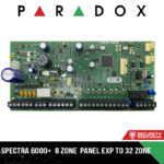 SPECTRA 6000+  8 ZONE  PANEL EXP TO 32 ZONE