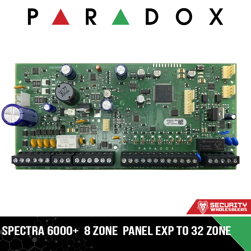 SPECTRA 6000+ 8 ZONE PANEL EXP TO 32 ZONE
