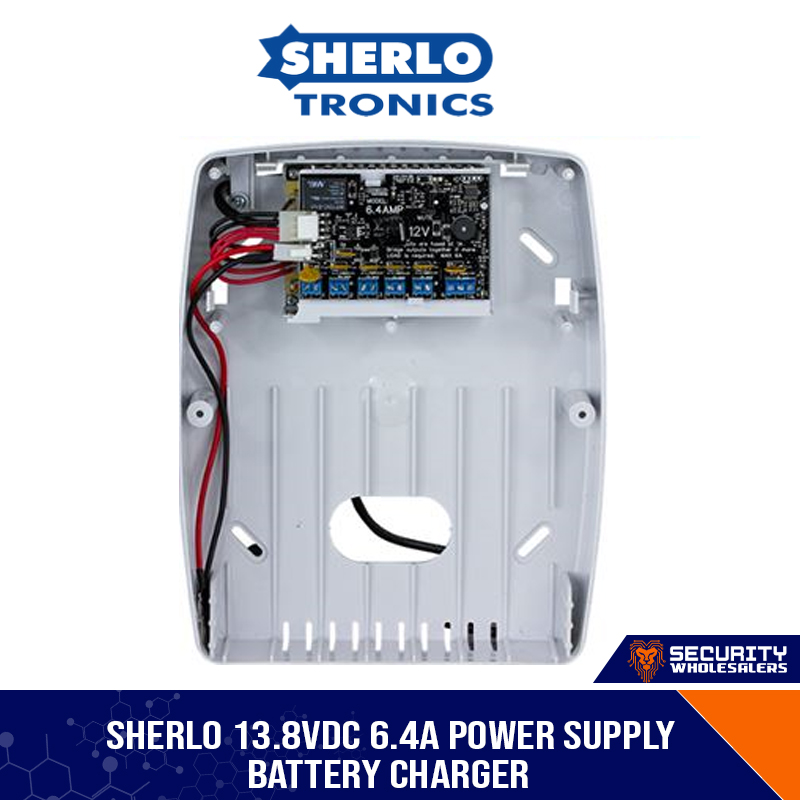 Sherlo 13.8VDC 6.4A Power Supply Battery Charger